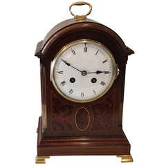 Mahoagany and Inlay Bracket Clock