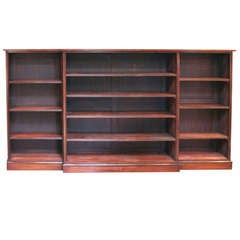 Mahogany Library Bookcase (8.6 feet Long)