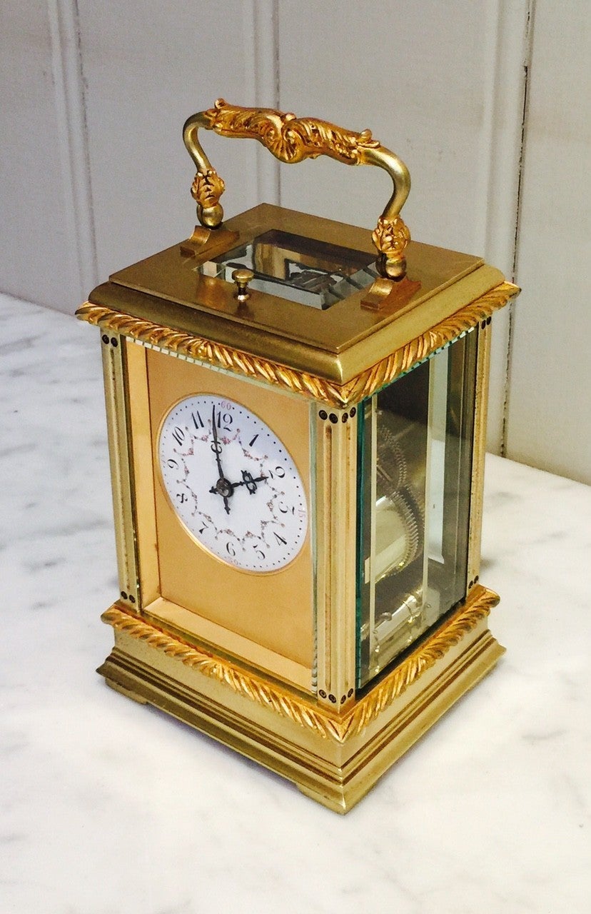 Francese Grande orologio francese a suoneria e a ripetizione