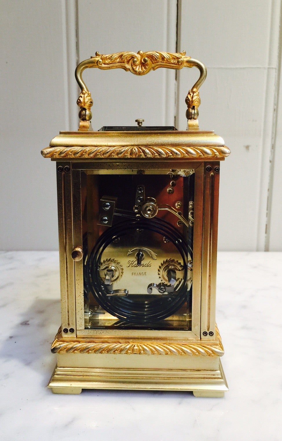 XX secolo Grande orologio francese a suoneria e a ripetizione