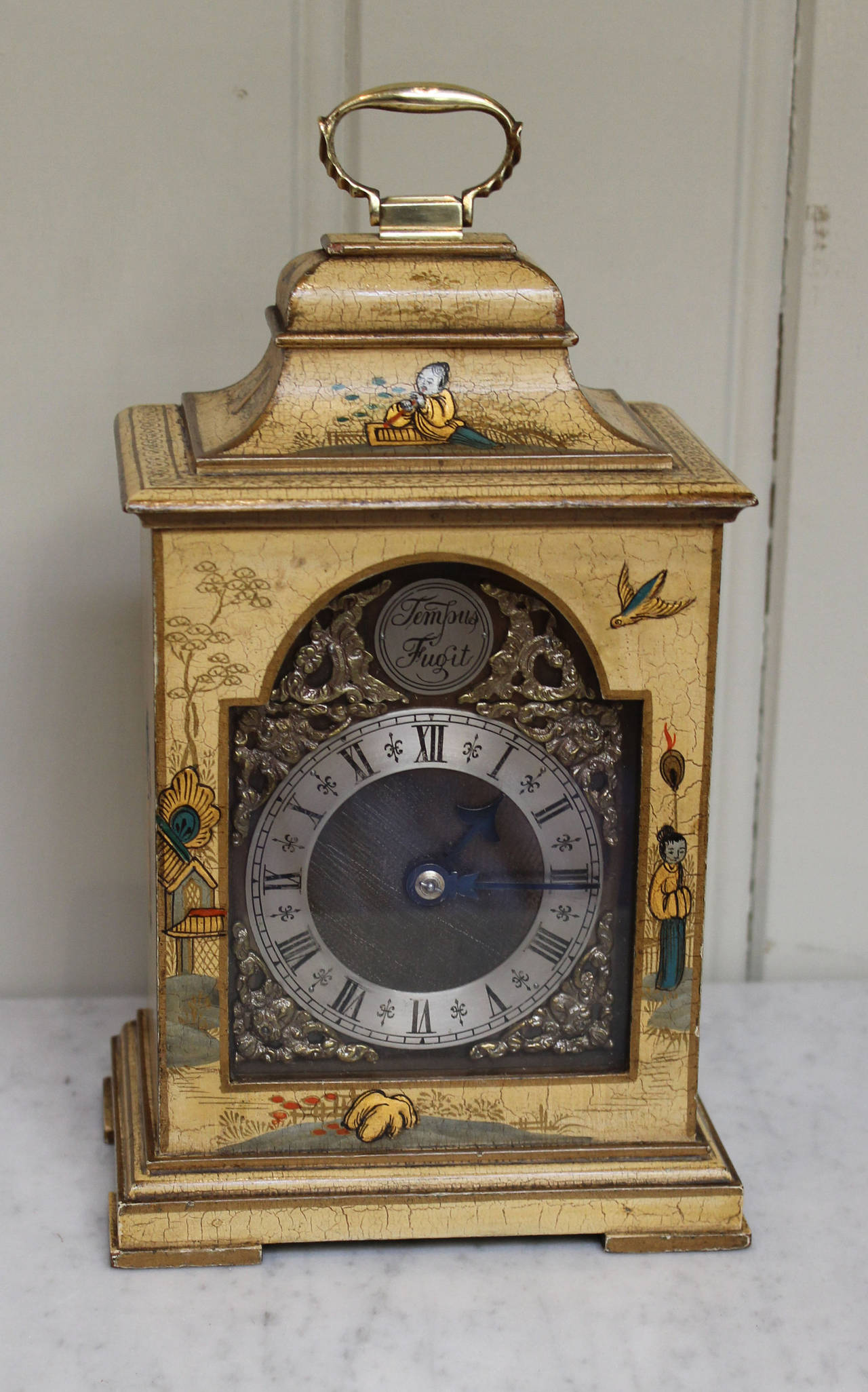 Small Chinoiserie Bracket Clock
