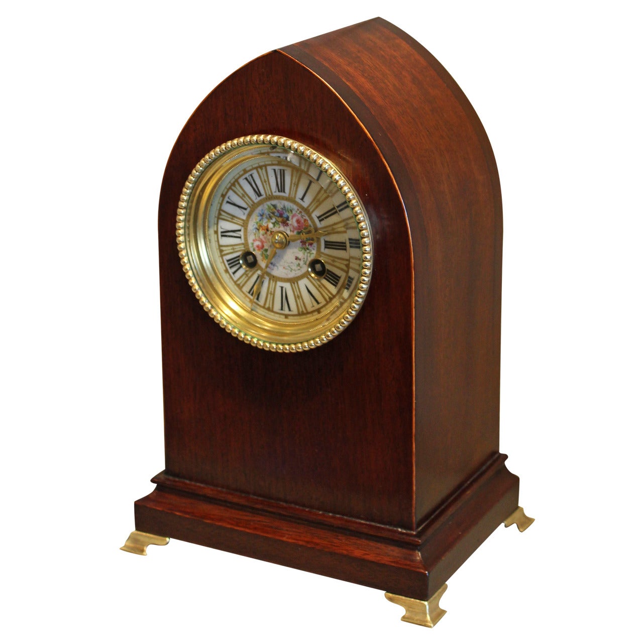 Tiffany & Co. Mahogany Mantel Clock
