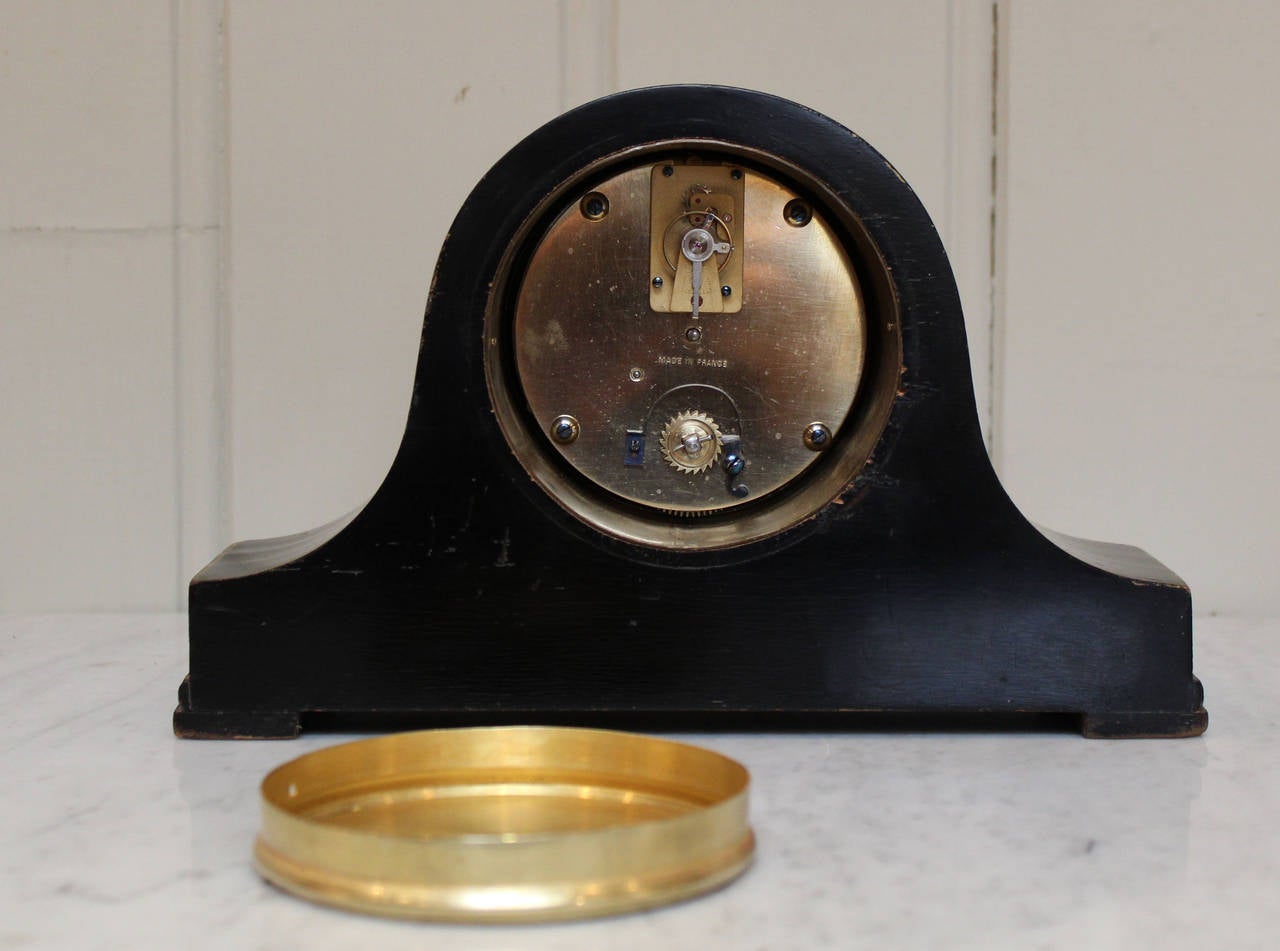 20th Century Chinoiserie Napoleon Hat Mantel Clock