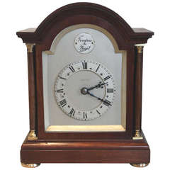 Mahogany Timepiece Mantel Clock