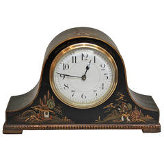 Antique Chinoiserie Napoleon Hat Mantel Clock