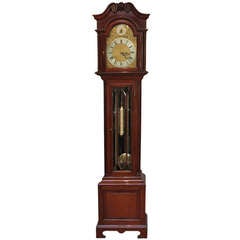 Antique Edwardian Triple Chime Longcase Clock