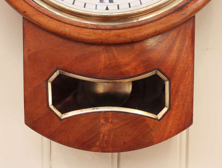 antique fusee wall clock