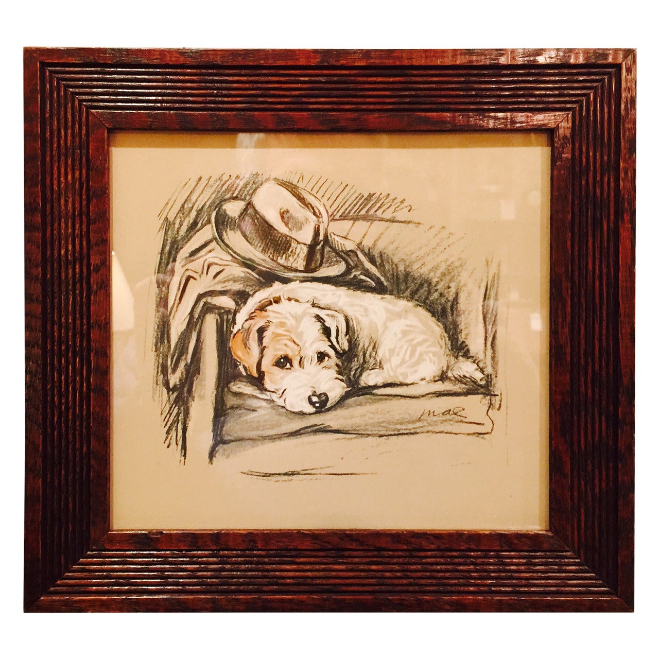 Framed Print of Terrier
