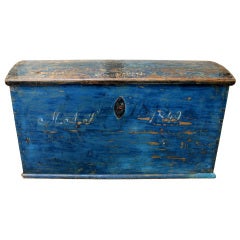 Swedish Dome Top Marriage Chest 