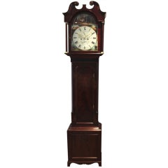 Antique Scottish Mahogany Longcase Clock 