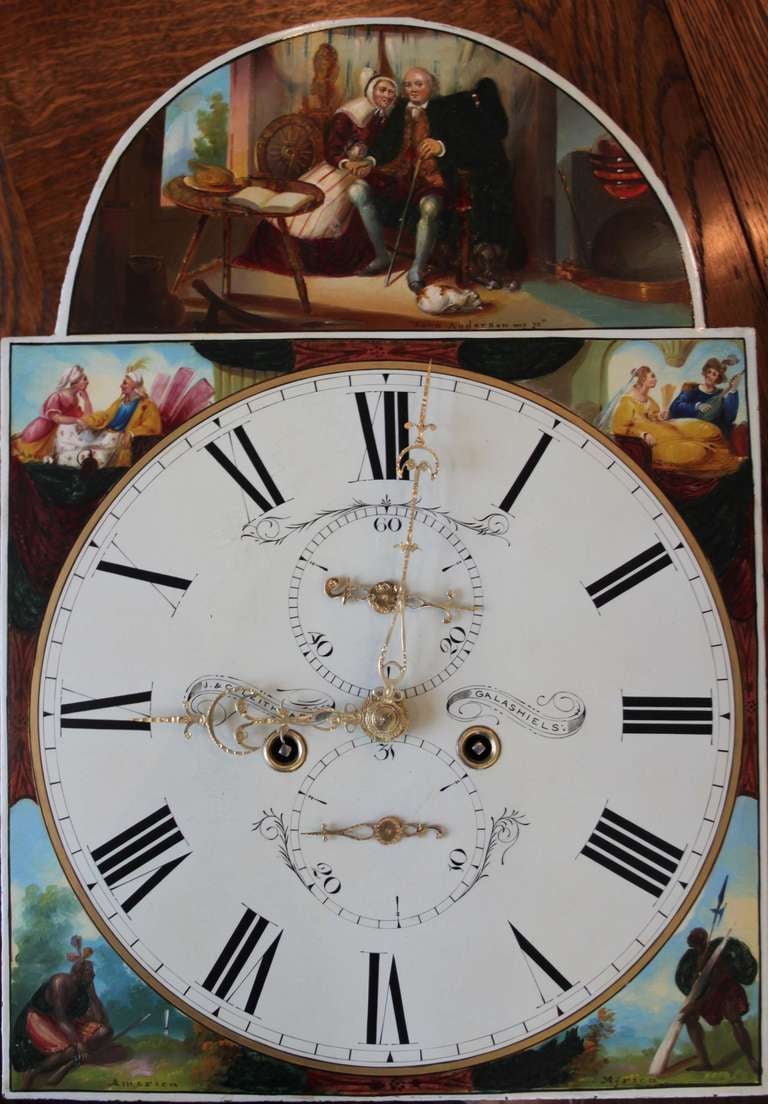 19th Century Scottish Mahogany Longcase Clock 