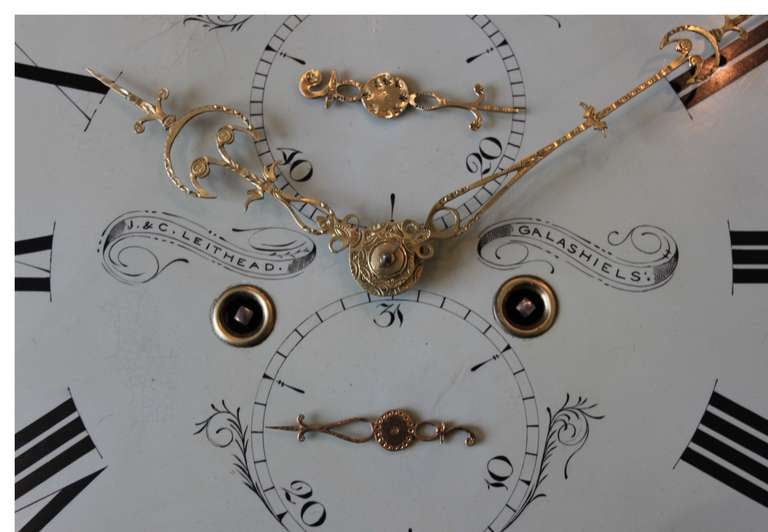 Scottish Mahogany Longcase Clock  3