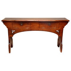 Ecclesiastical Pitch Pine Table 