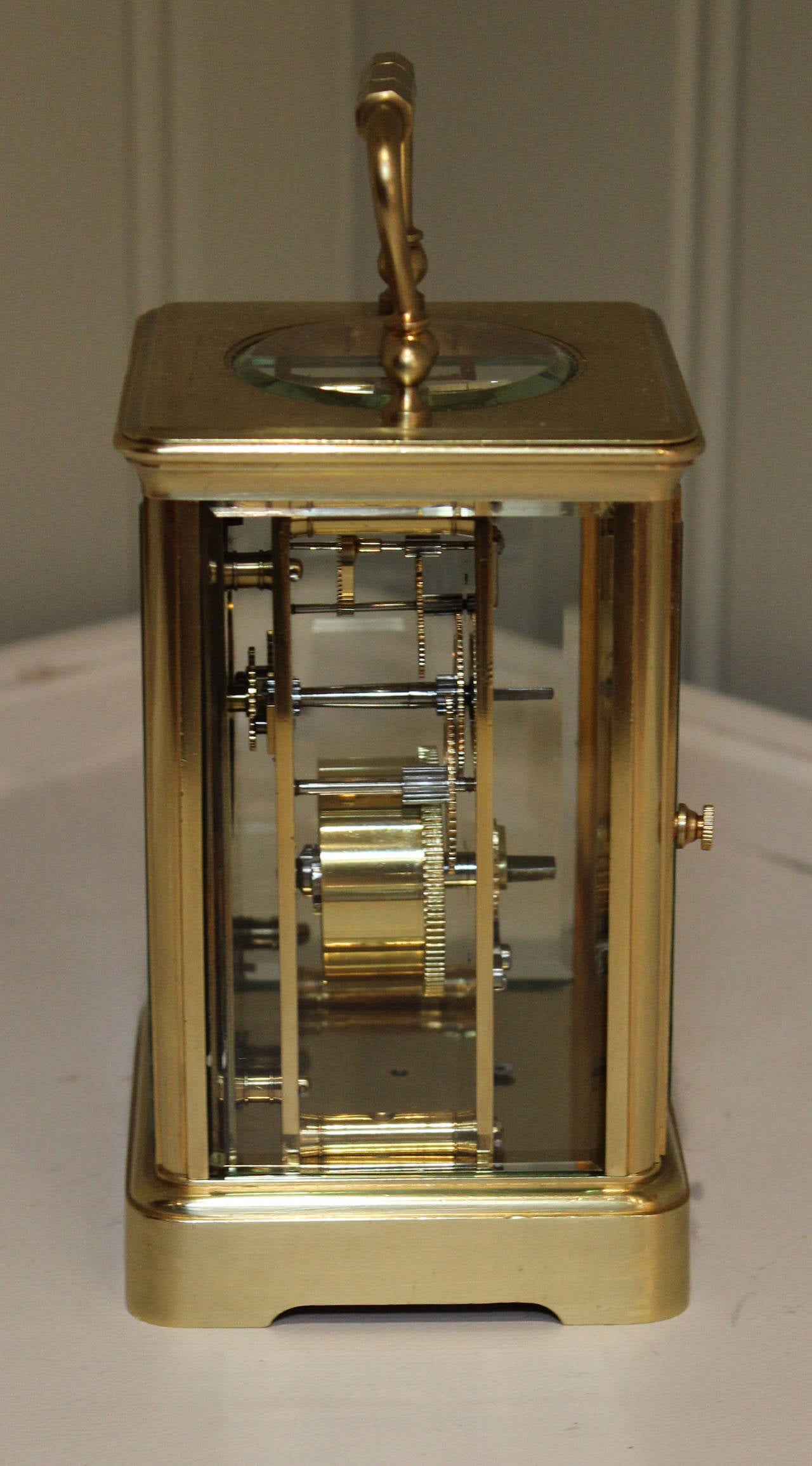 French Large Timepiece Carriage Clock