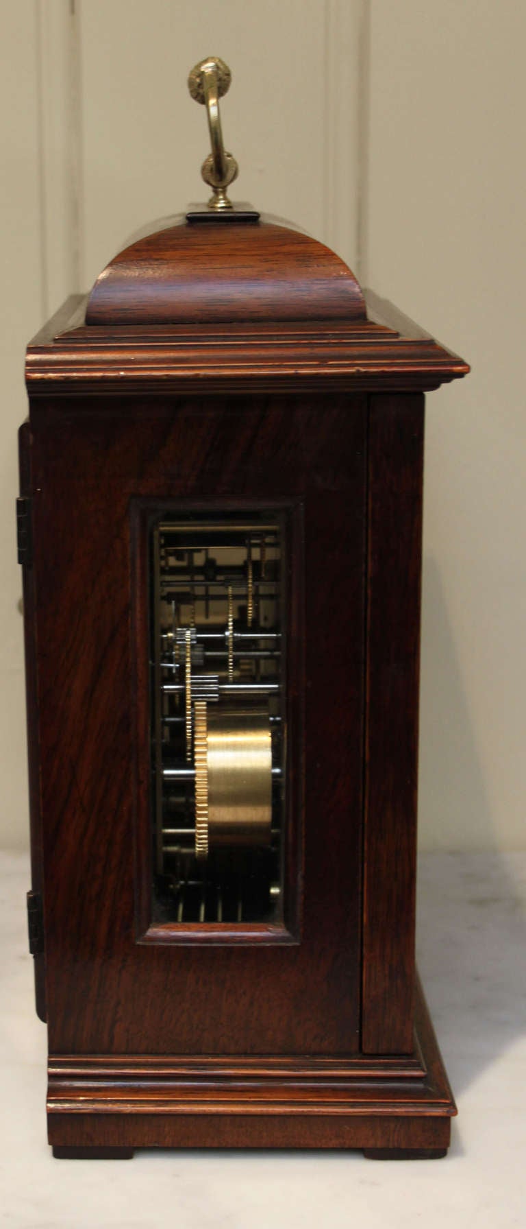 Westminster Chime Walnut Bracket Clock 1