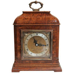 Burr Walnut Elliott Bracket Clock