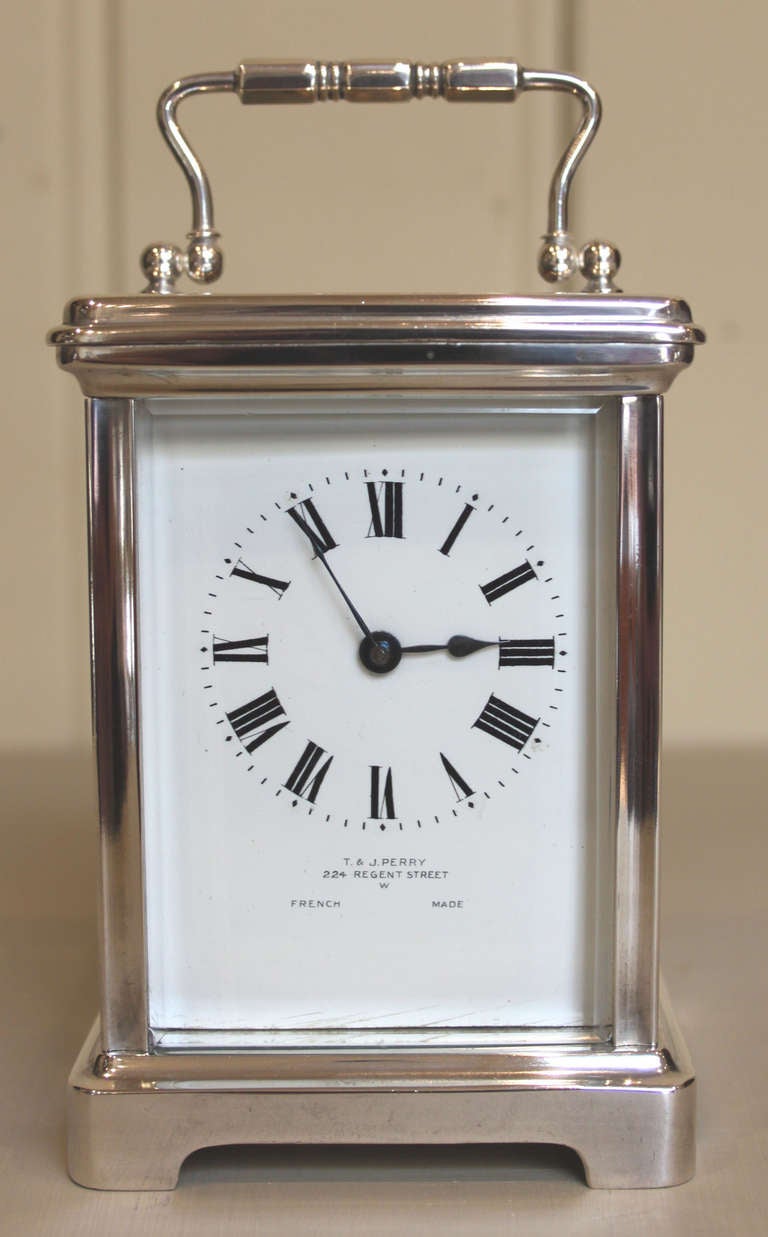 Late 19th Century Timepiece Carriage Clock