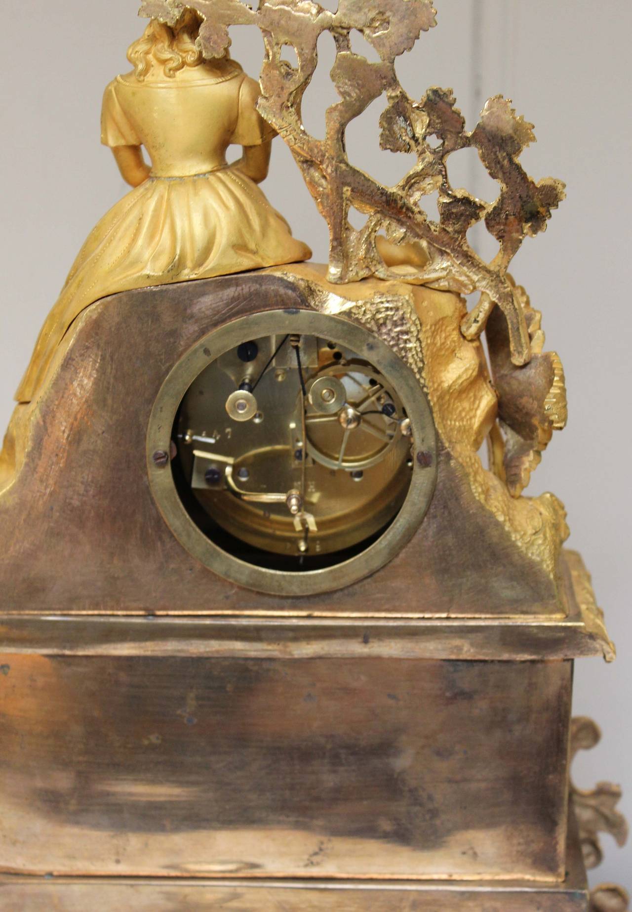 French Gilt Ormolu Mantel Clock 2