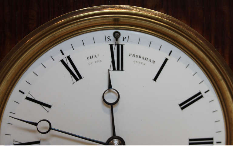 Solid Oak Mantel Clock by Clock Makers to Queen Victoria 1
