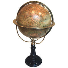 Antique French Terrestrial Globe