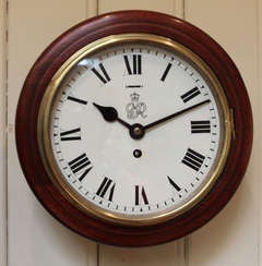 Used Original 8" Dial Post Office Wall Clock
