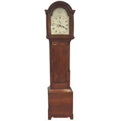 Antique Small Oak Eight-Day Longcase Clock