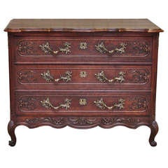 French Dark Oak Chest Of Drawers