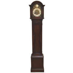 Antique Oak Westminster Chime Grandmother Clock