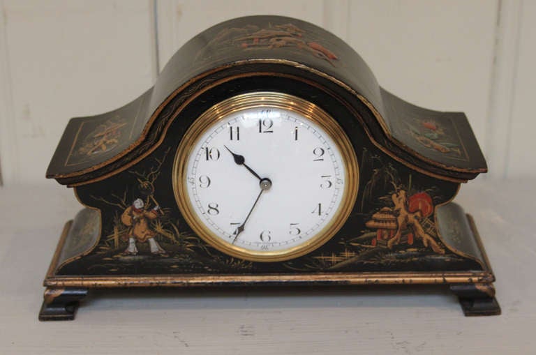 Chinoiserie Timepiece Mantel Clock