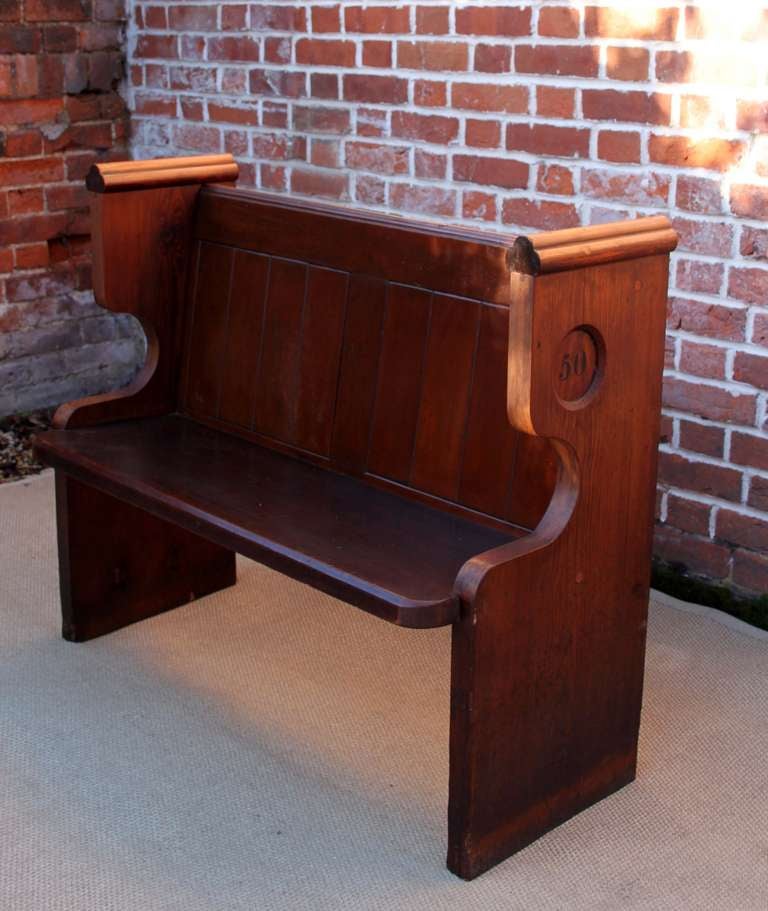 Pitch Pine Church Pew