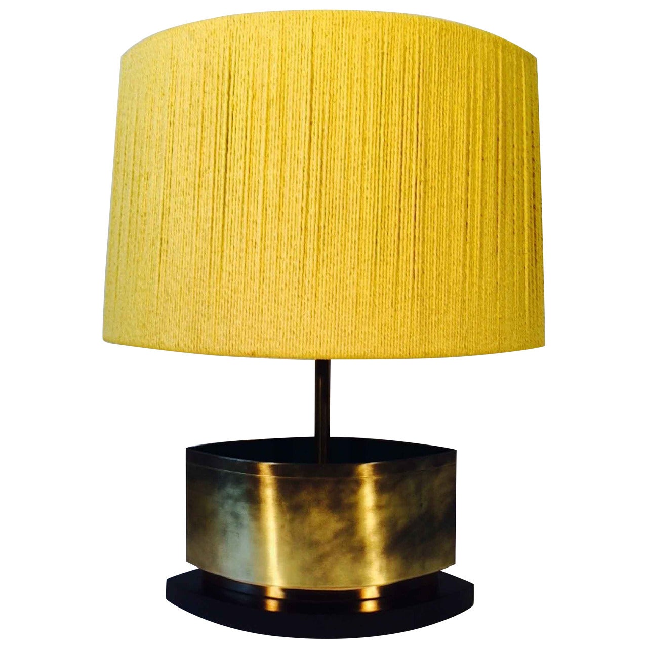 Mid-Century Table Lamp with Planter, California 1950s