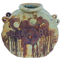 Mid-Century Bernard Rooke Ceramic Hanging Vase