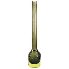 Sommerso Elongated Vase, 1950s
