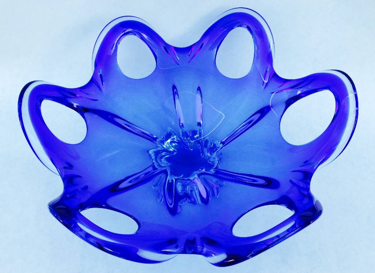 Mid-Century Modern Impressive Murano Glass Bowl, circa 1960