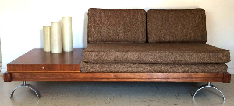 A fine sectional sofa designed by Martin Borenstein. Rare item from the 