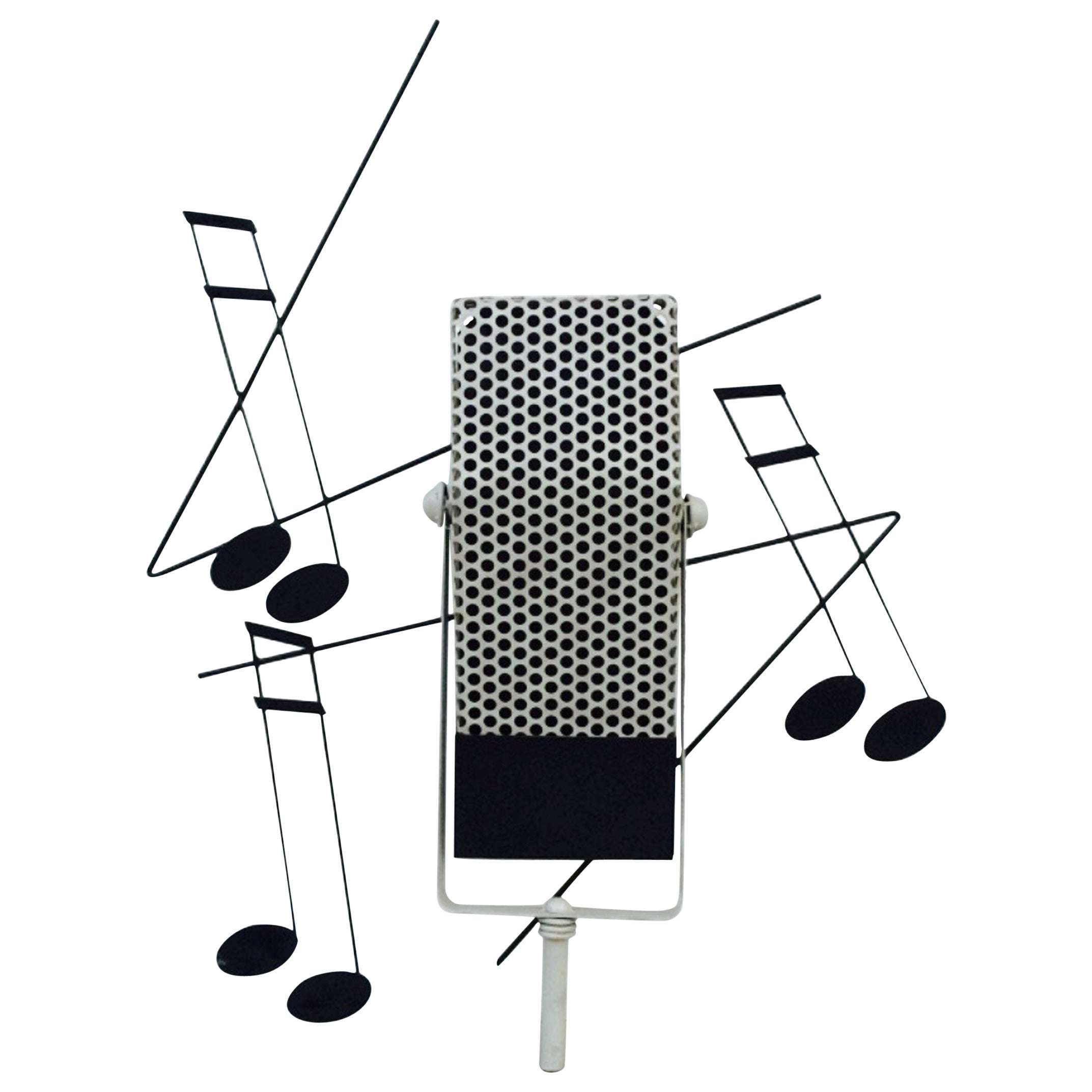 Curtis Jere Microphone Wall Sculpture, 1970s