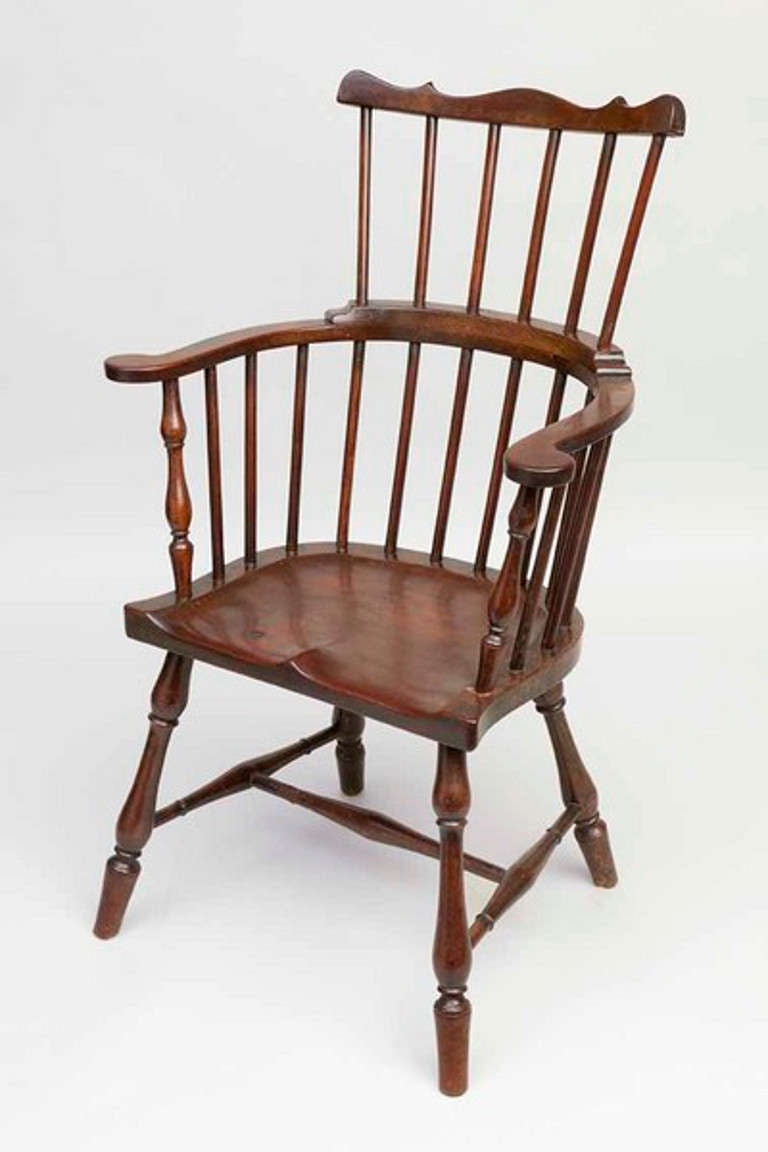 These comb-back Windsor armchairs are currently the only recorded examples of their form known to have been made in colonial Jamaica.  They are not only superb examples of eighteenth century chair-making technology, but, more importantly, provide
