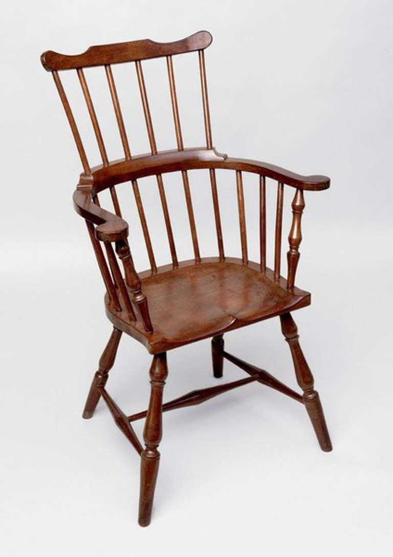 Two Rare Colonial Jamaican Windsor Comb-Back Armchairs In Excellent Condition For Sale In London, GB