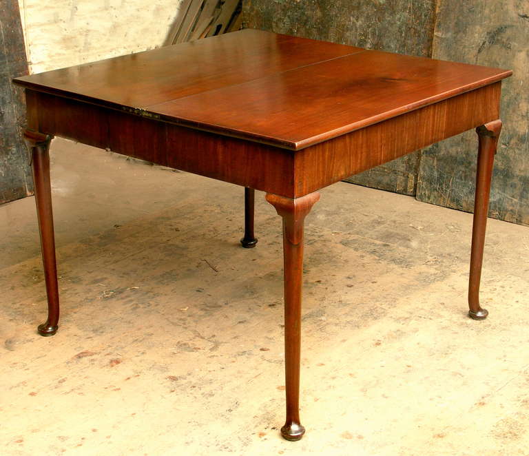 A George II Period Mahogany Concertina Action Tea Table