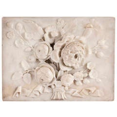Two Marble Flower Compositions