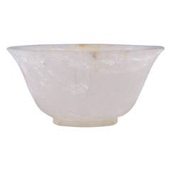 Fine Carved Rock Crystal Centerpiece