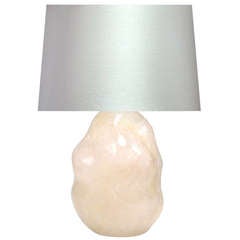 A Natural Form Rock Crystal Lamp