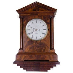 Mahogany Bracket Clock, Signed Savory & Sons, Cornhill