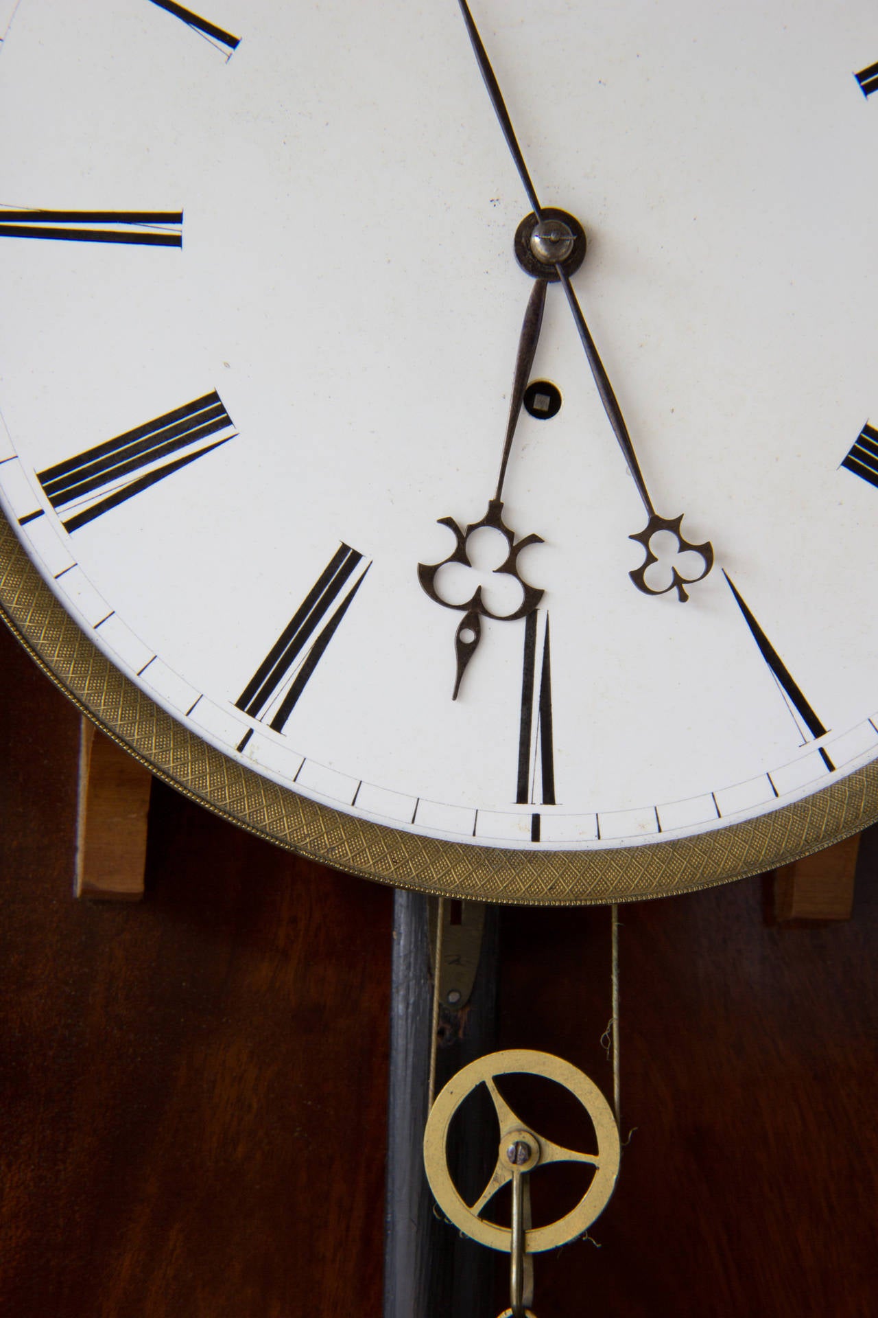 Austrian Biedermeier Vienna Regulator Clock For Sale
