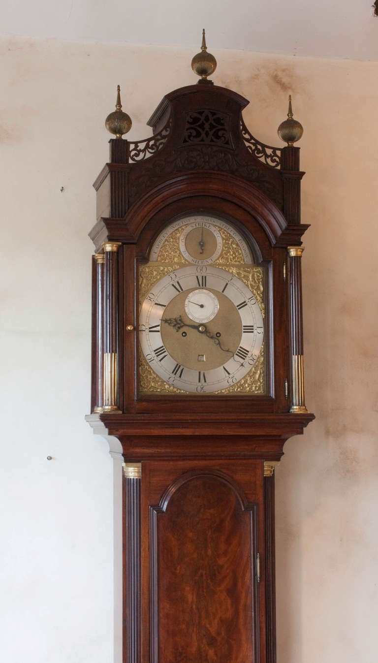 Fine George III Mahogany Longcase In Excellent Condition For Sale In Kent, GB