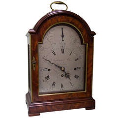 Antique Three Train Quarter Striking Musical Bracket Clock