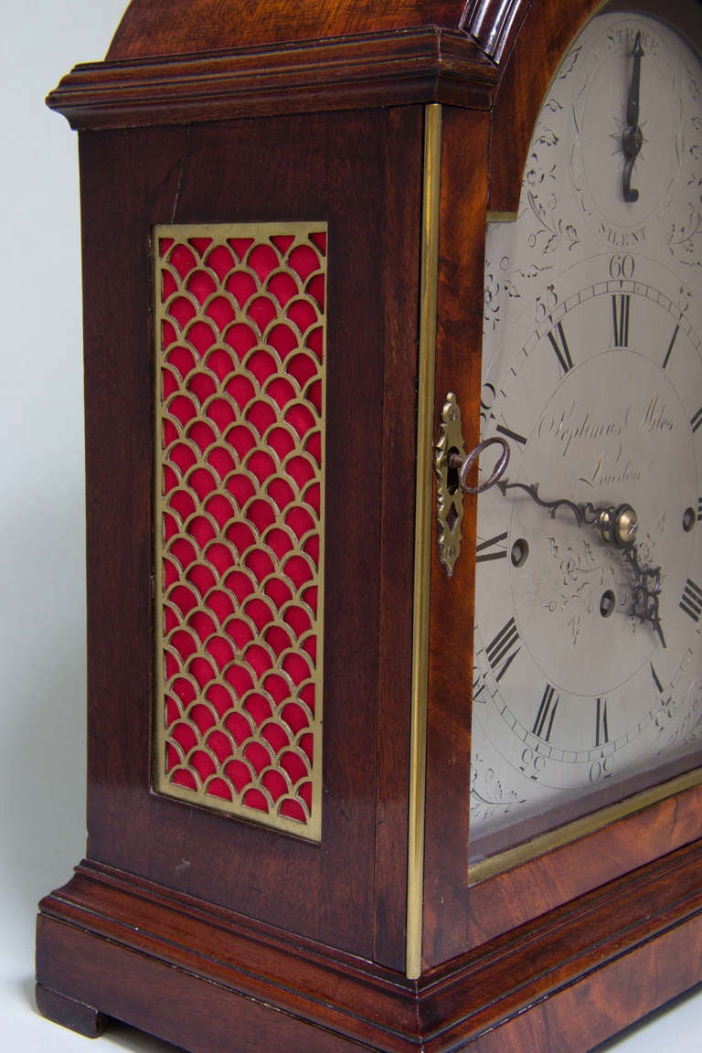 18th Century and Earlier Three Train Quarter Striking Musical Bracket Clock