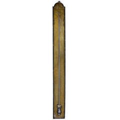 Antique French Stick Barometer Signed Joseph Greppy, Paris