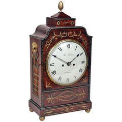 Antique Regency Bracket Clock Signed Thomas Richards, London.