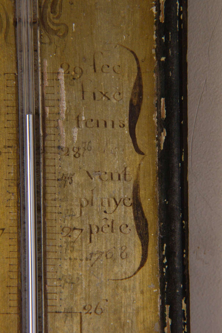 French Stick Barometer Signed Joseph Greppy, Paris For Sale 2